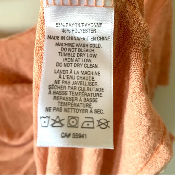 Melissa & Marley- Sheer Distressed Top - Picture 5 of 6